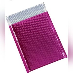 POLY BUBBLE MAILERS PINK+GOLD METALIC SIZE 8.5×12  (20PK)